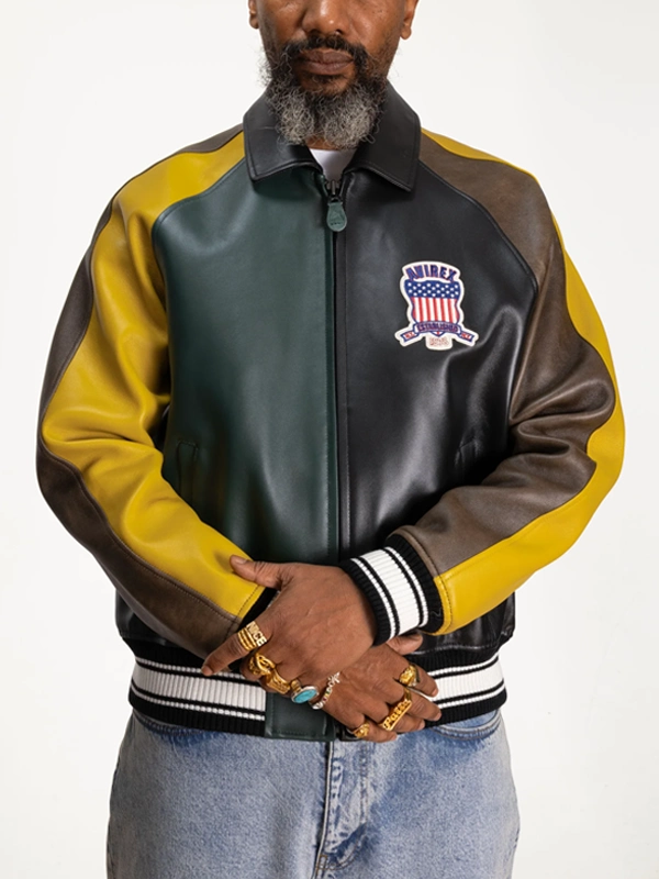 Patta x Avirex Icon Leather Jacket