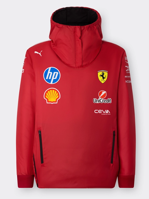 Puma for Scuderia Ferrari HP 2025 Team Reversible Jacket Red & Black