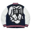 Supreme Bone Blue & White Varsity Jacket